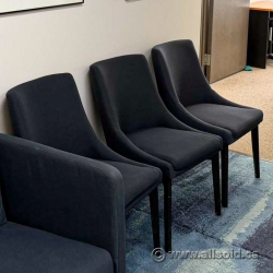 Grey Fabric Guest Side Chairs